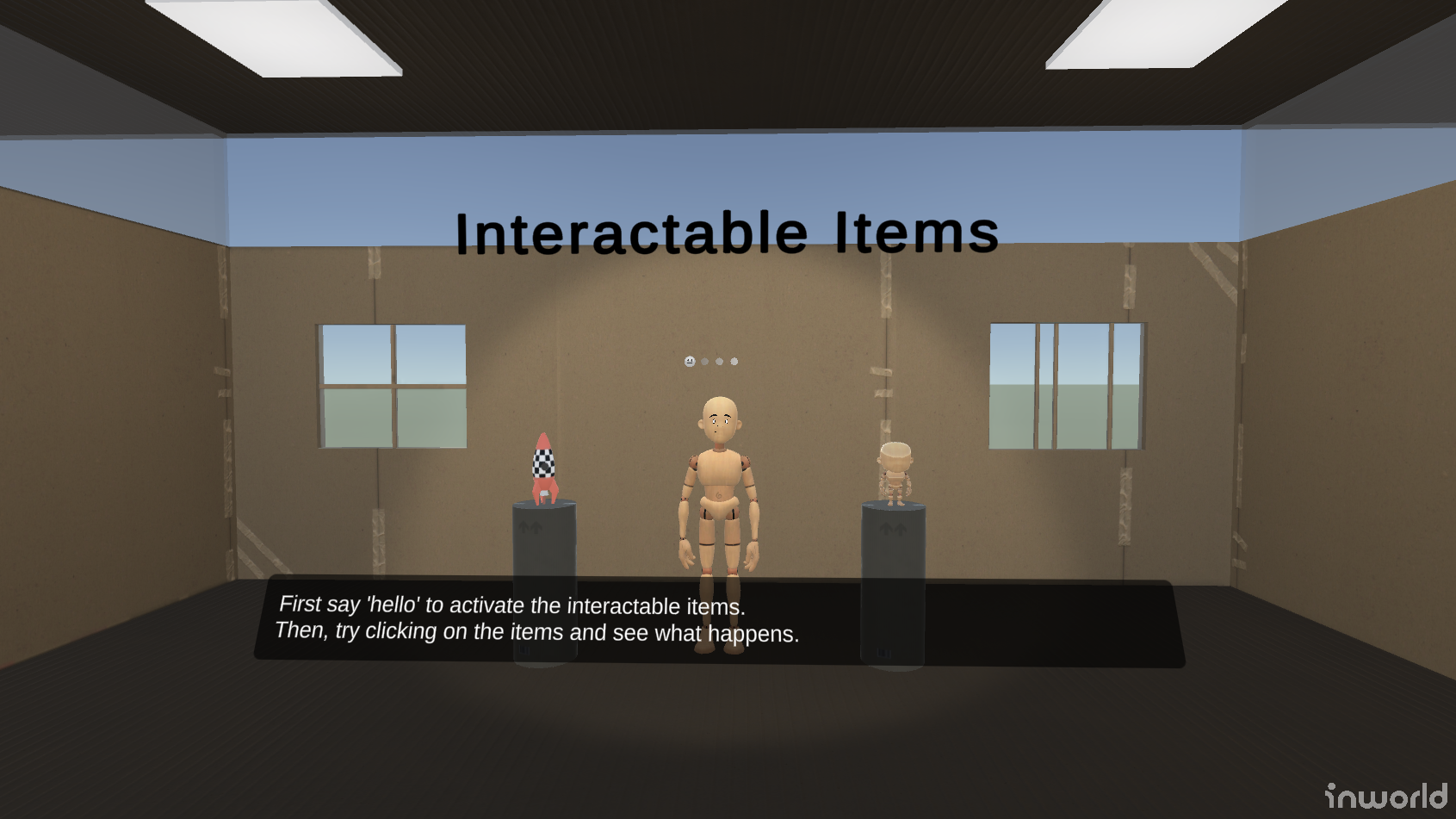 Interactable Items Showcase