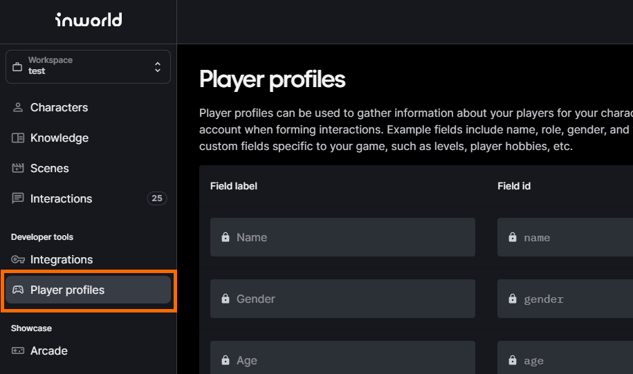 Player Profiles