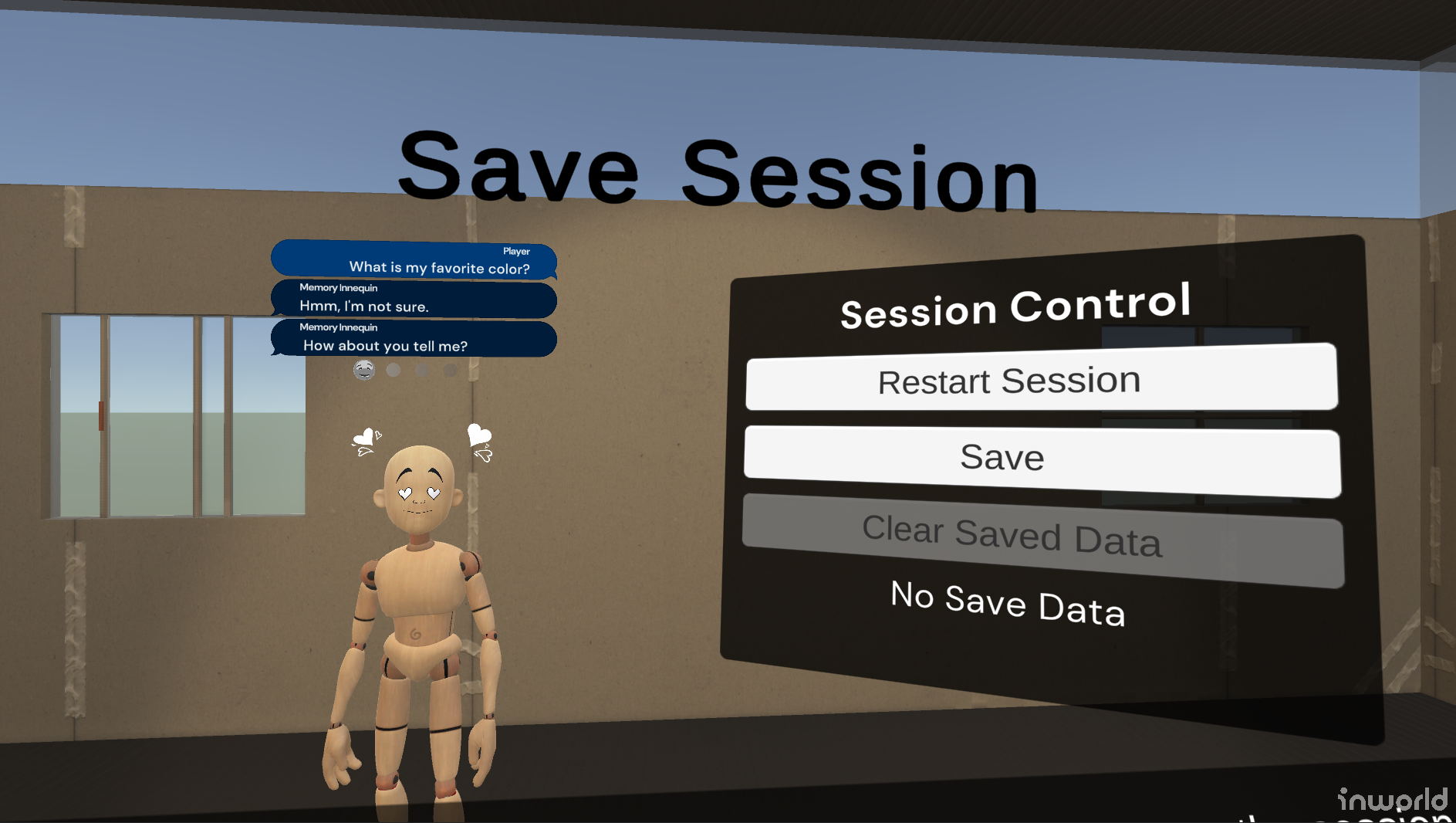 Save Session Restarting Session Without Loading Saved Data